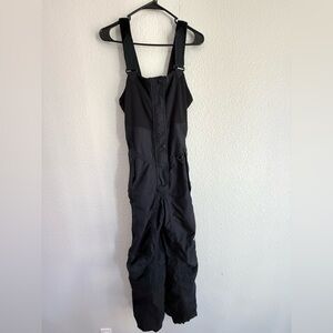 The North Face women’s size 6 Black Insulated Snow Bib Overalls